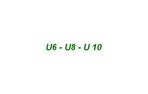 Infos et calendriers de début de saison U6, U8 et U10