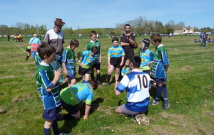 Entraînement commun à Mirandol pour les 7,9 et 11 ans