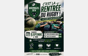 🏉 Rentrée du RCB le samedi 5 septembre 🏉